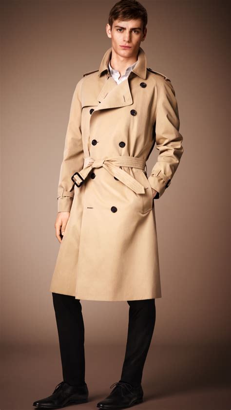 burberry mens trench caot|men's Burberry trench coat classic.